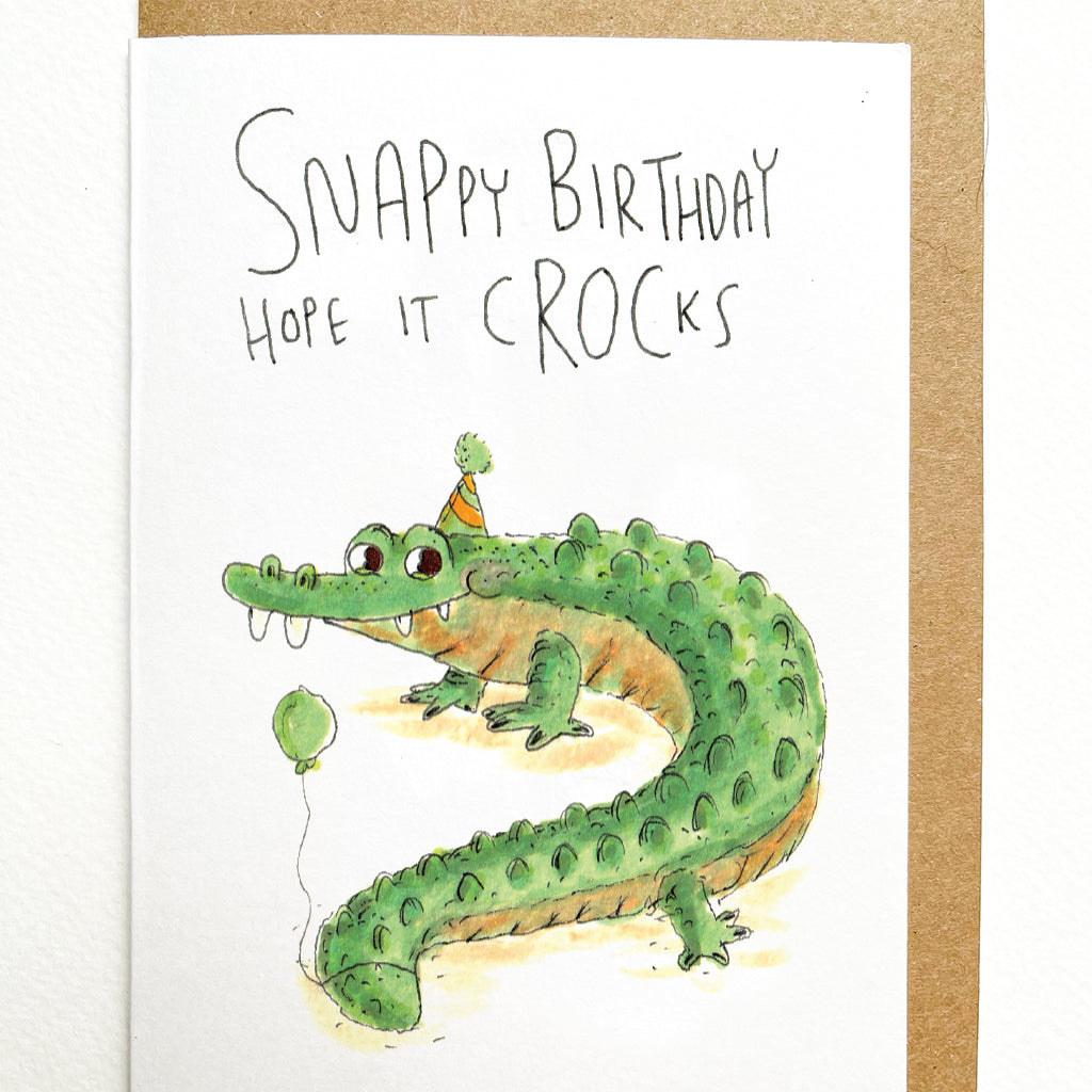 Snappy Birthday, Hope it Crocs