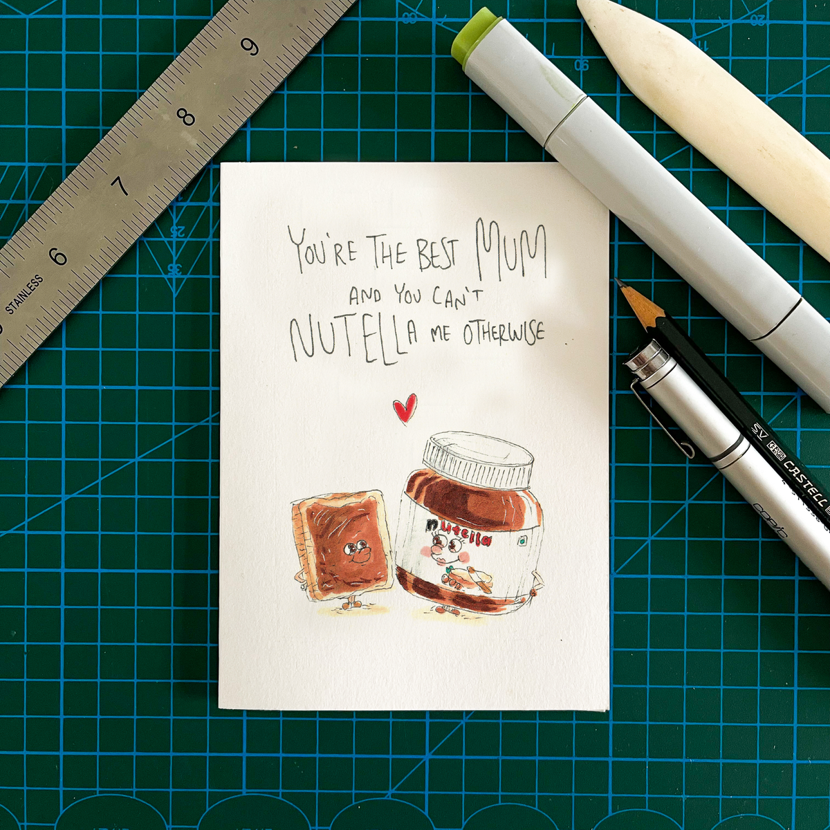You're The Best Mum and You Can't Nutella Me Otherwise | Mother's Day Card 2026