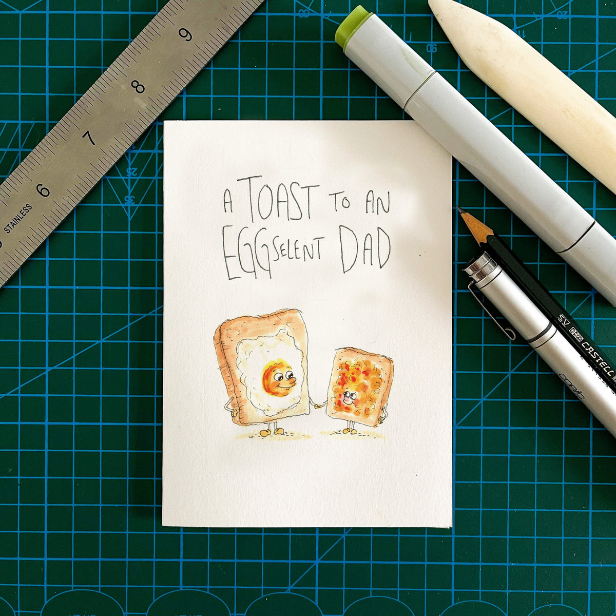 A Toast to an Eggselent Dad
