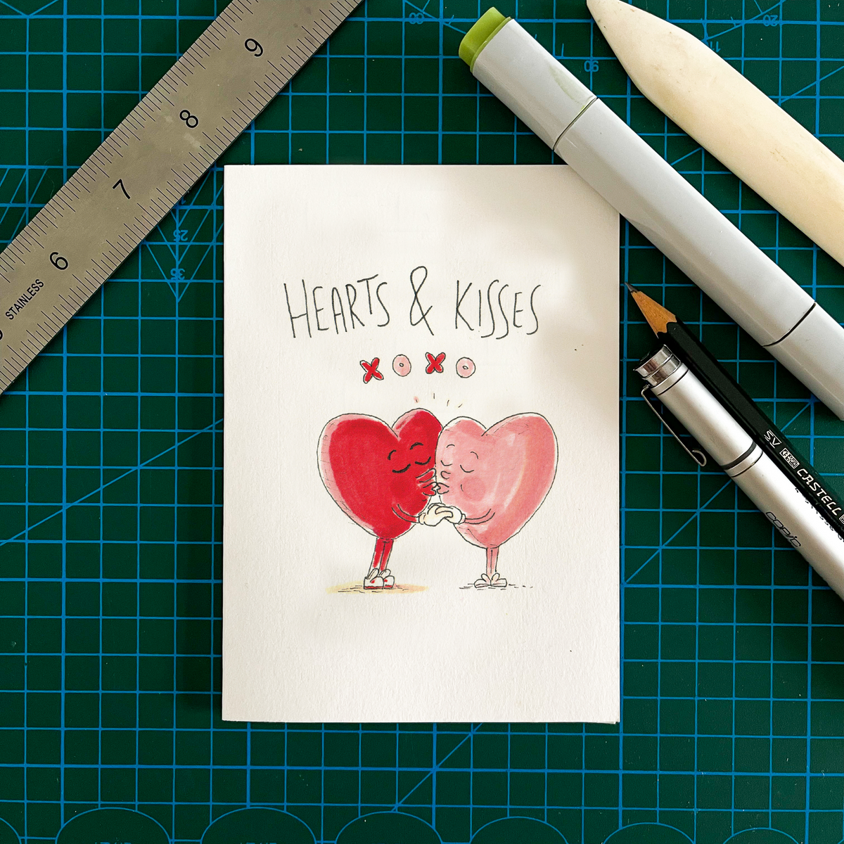 Hearts and Kisses