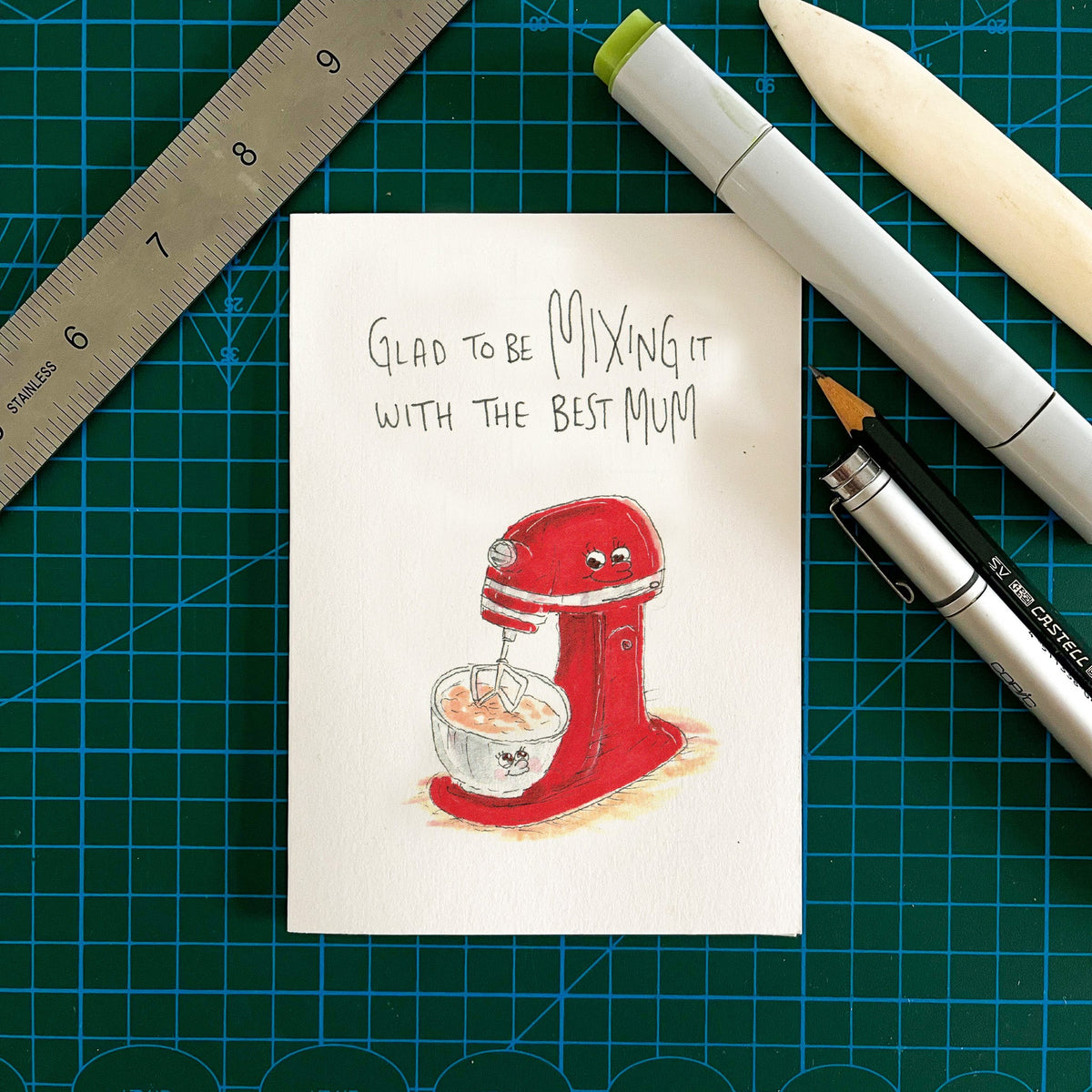 Glad To Be Mixing it With The Best Mum | Mother's Day Card 2026