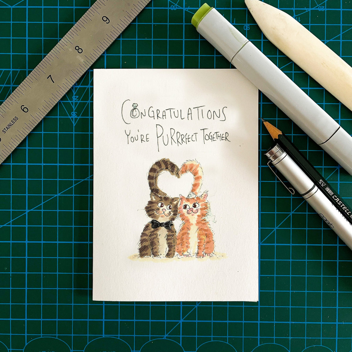 Congratulations You're Purrrfect Together