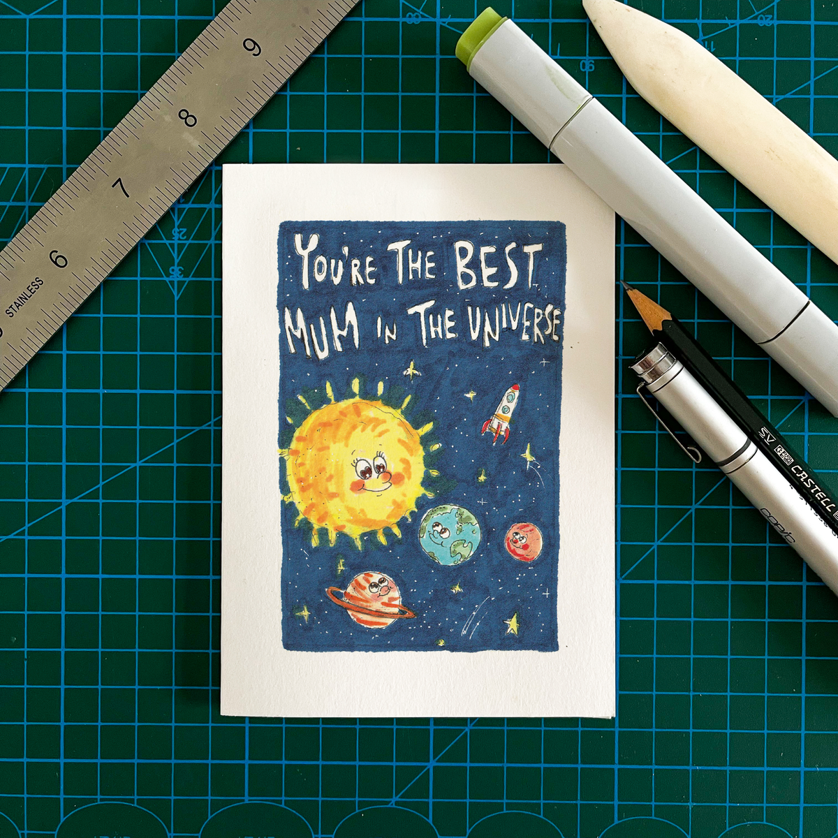 You're The Best Mum in The Universe | Mother's Day Card 2026