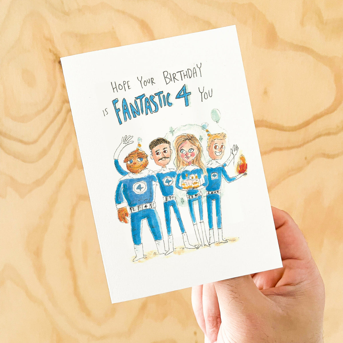 Hope your Birthday is Fantastic Four you |  Fantastic 4 Birthday card