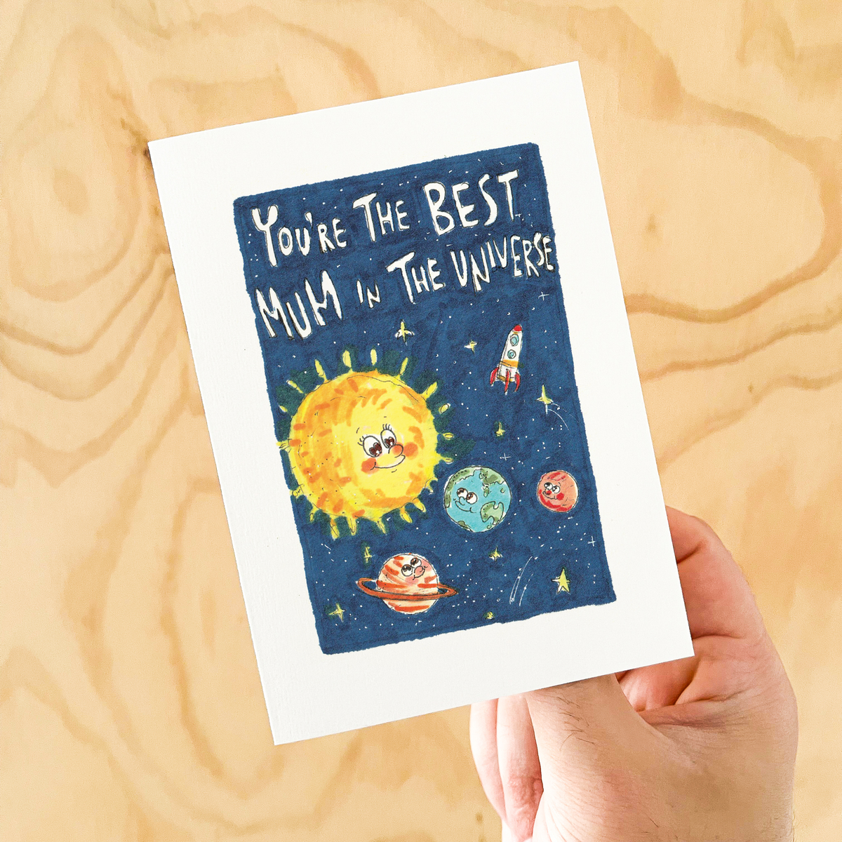 You're The Best Mum in The Universe | Mother's Day Card 2026
