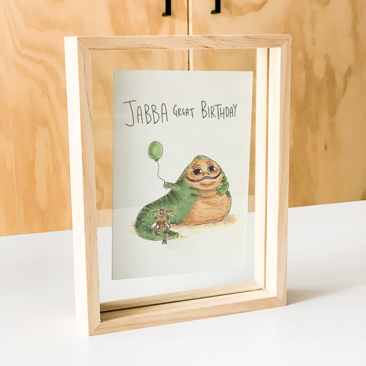 Jabba Great Birthday | Star wars card
