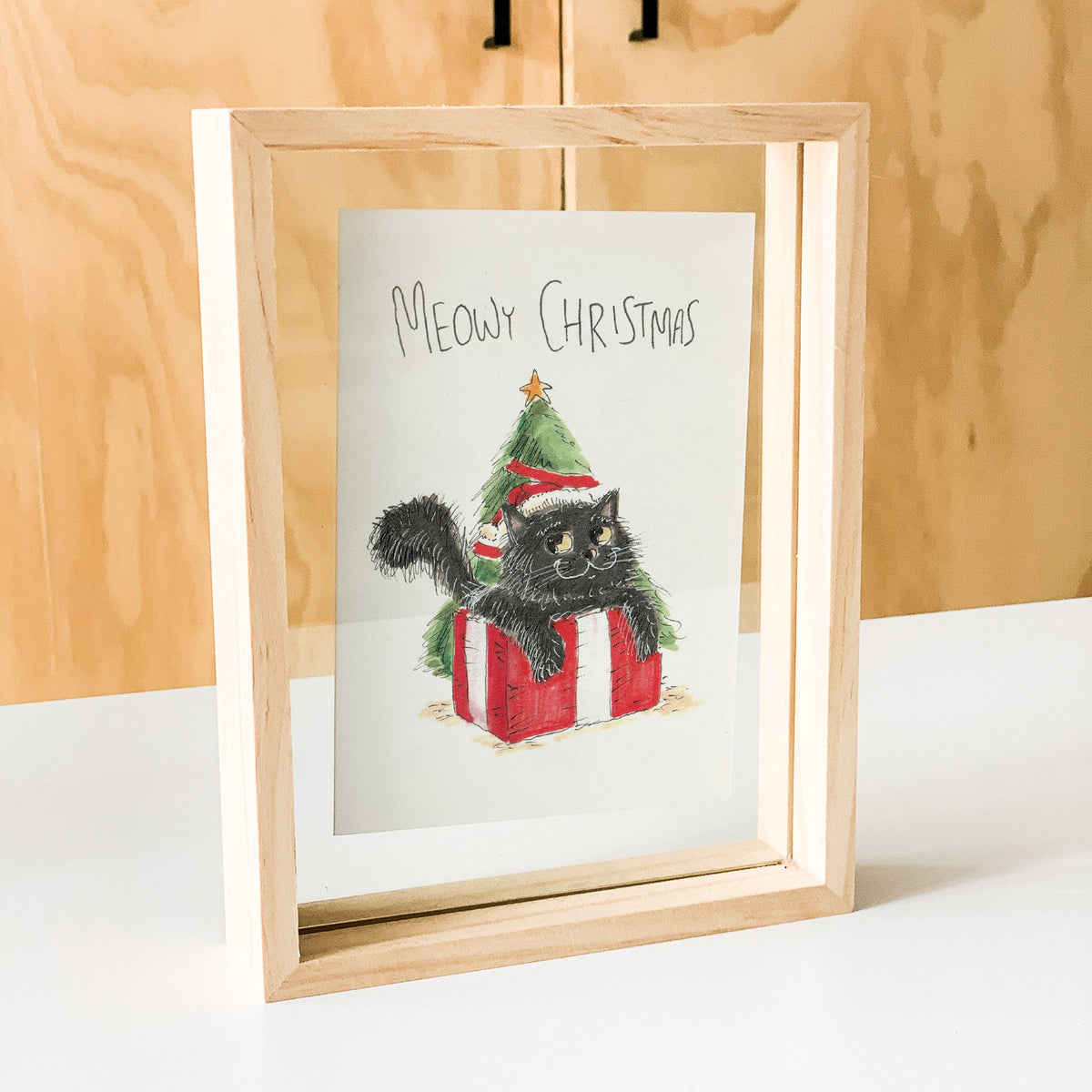 Meow Christmas - Black Cat | Long Hair