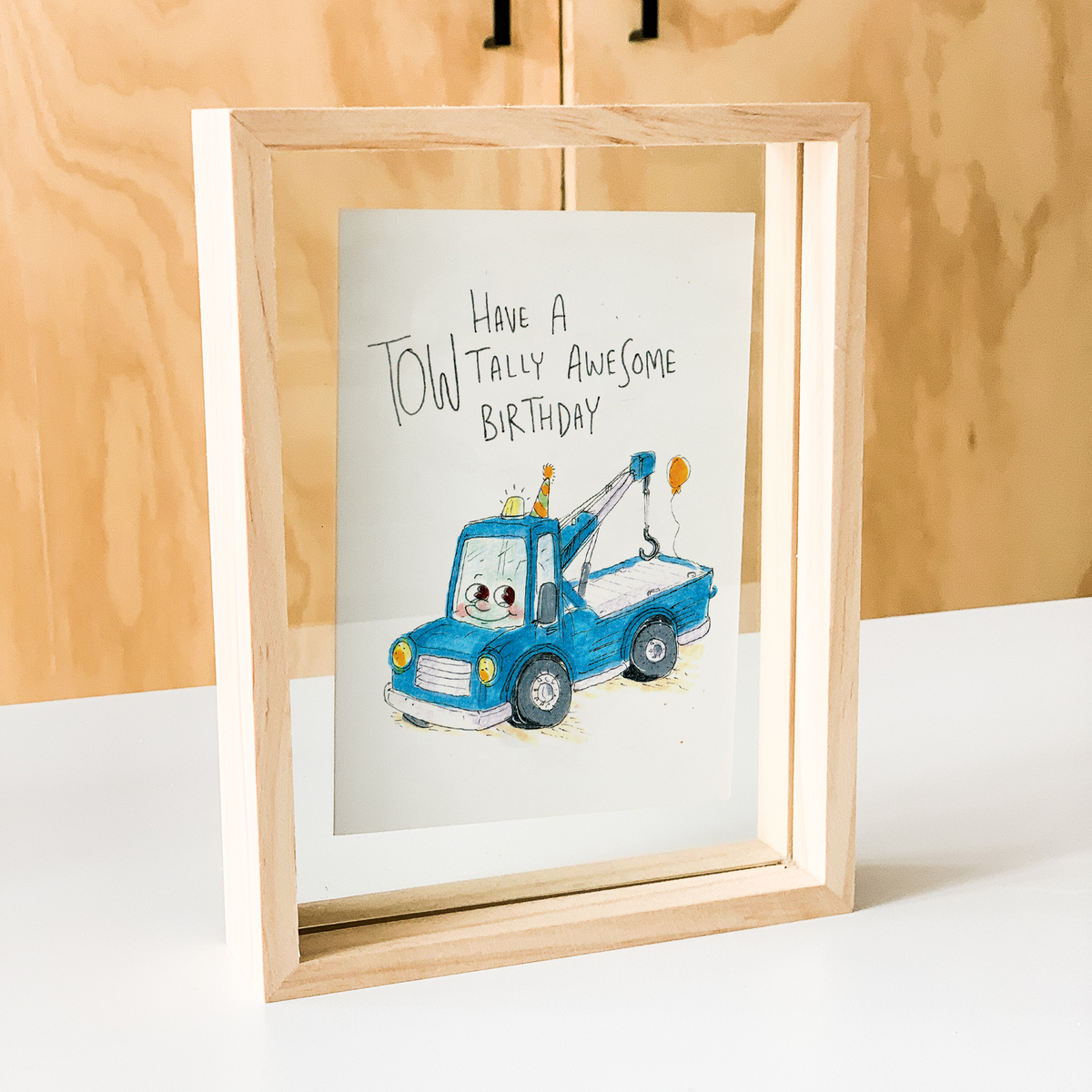 Have a Towtally Awesome Birthday  |  Construction birthday card