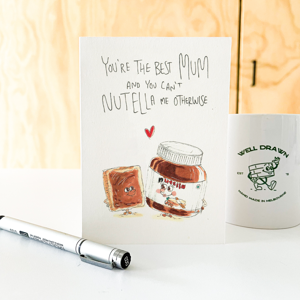 You're The Best Mum and You Can't Nutella Me Otherwise | Mother's Day Card 2026