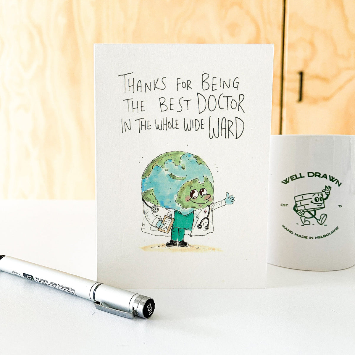 Thanks For Being The Best Doctor In The Whole Wide Ward | Doctor Thank You Card