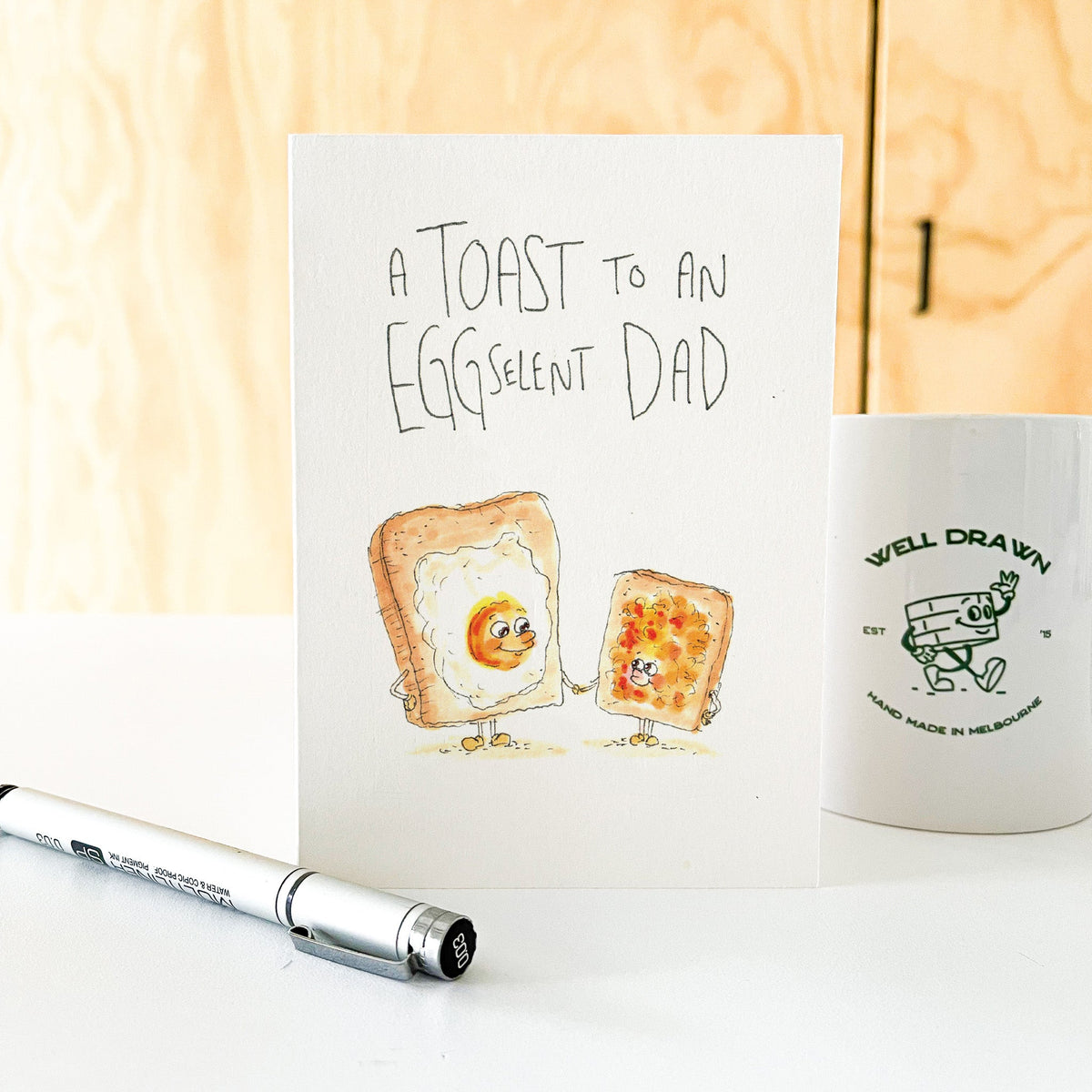 A Toast to an Eggselent Dad
