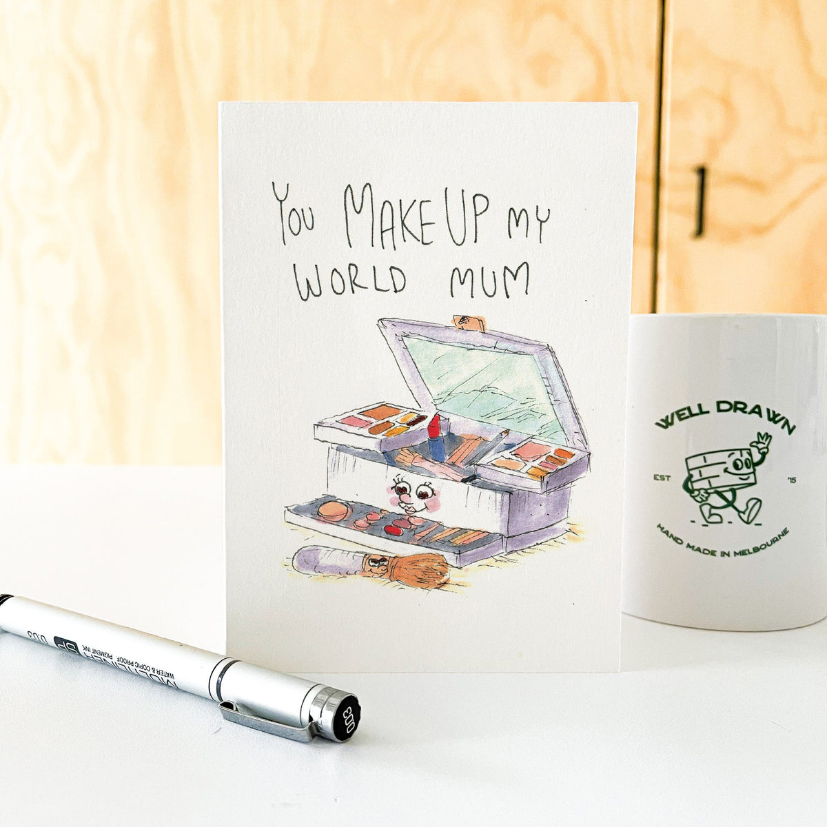 You Make Up My World Mum | Mother's Day Card 2026