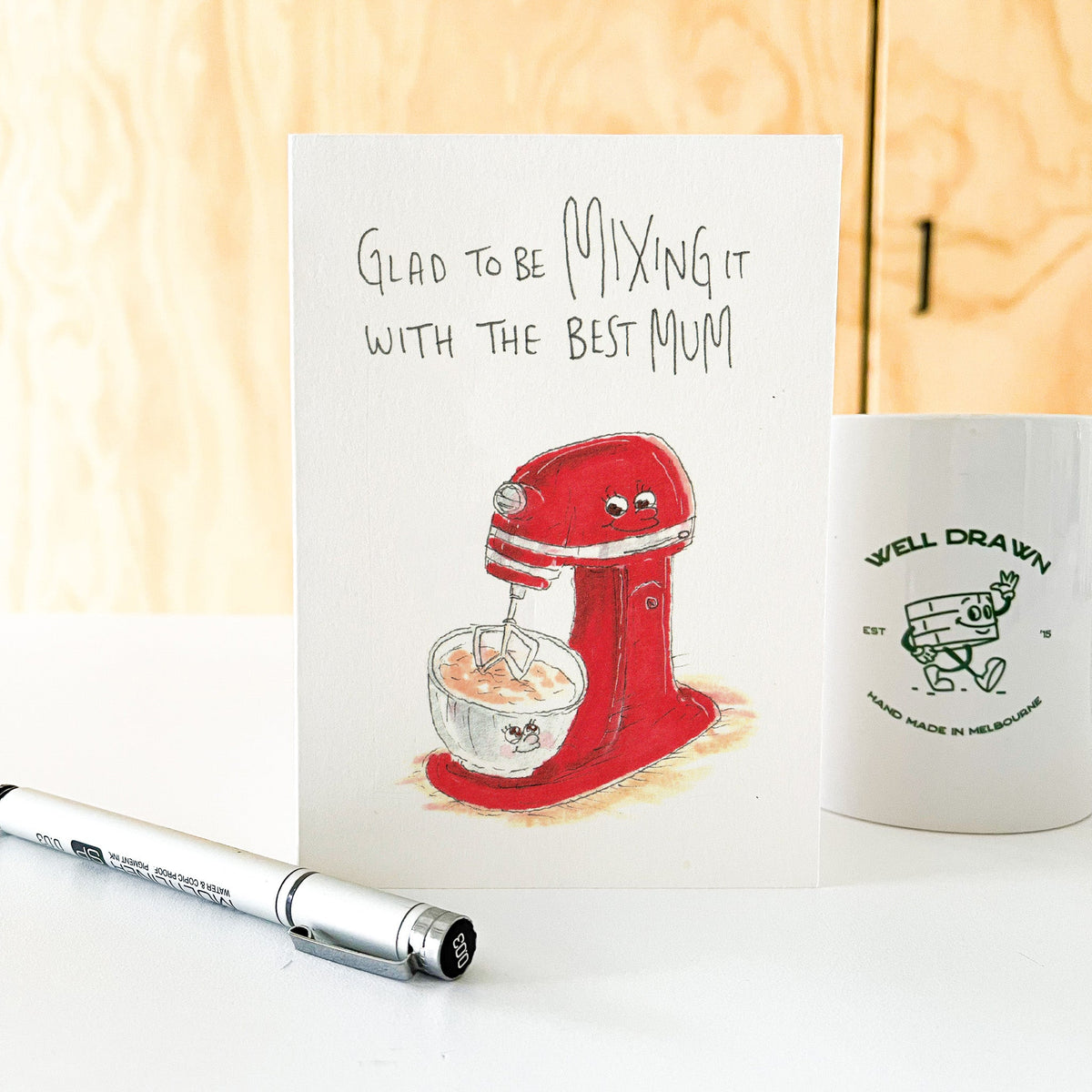Glad To Be Mixing it With The Best Mum | Mother's Day Card 2026