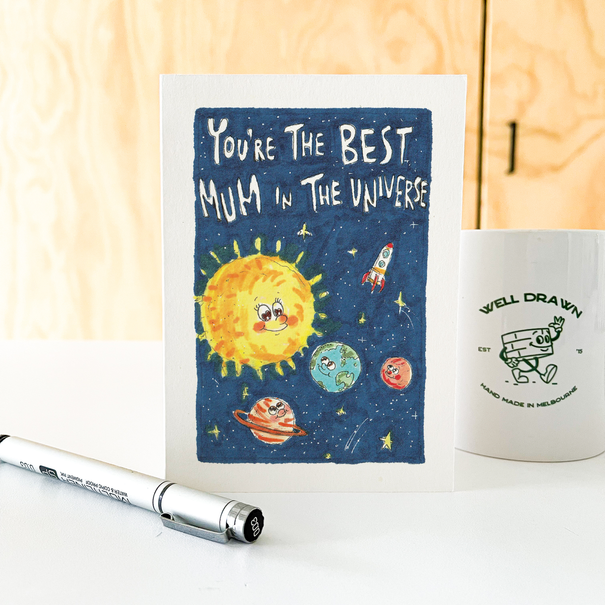 You're The Best Mum in The Universe | Mother's Day Card 2026