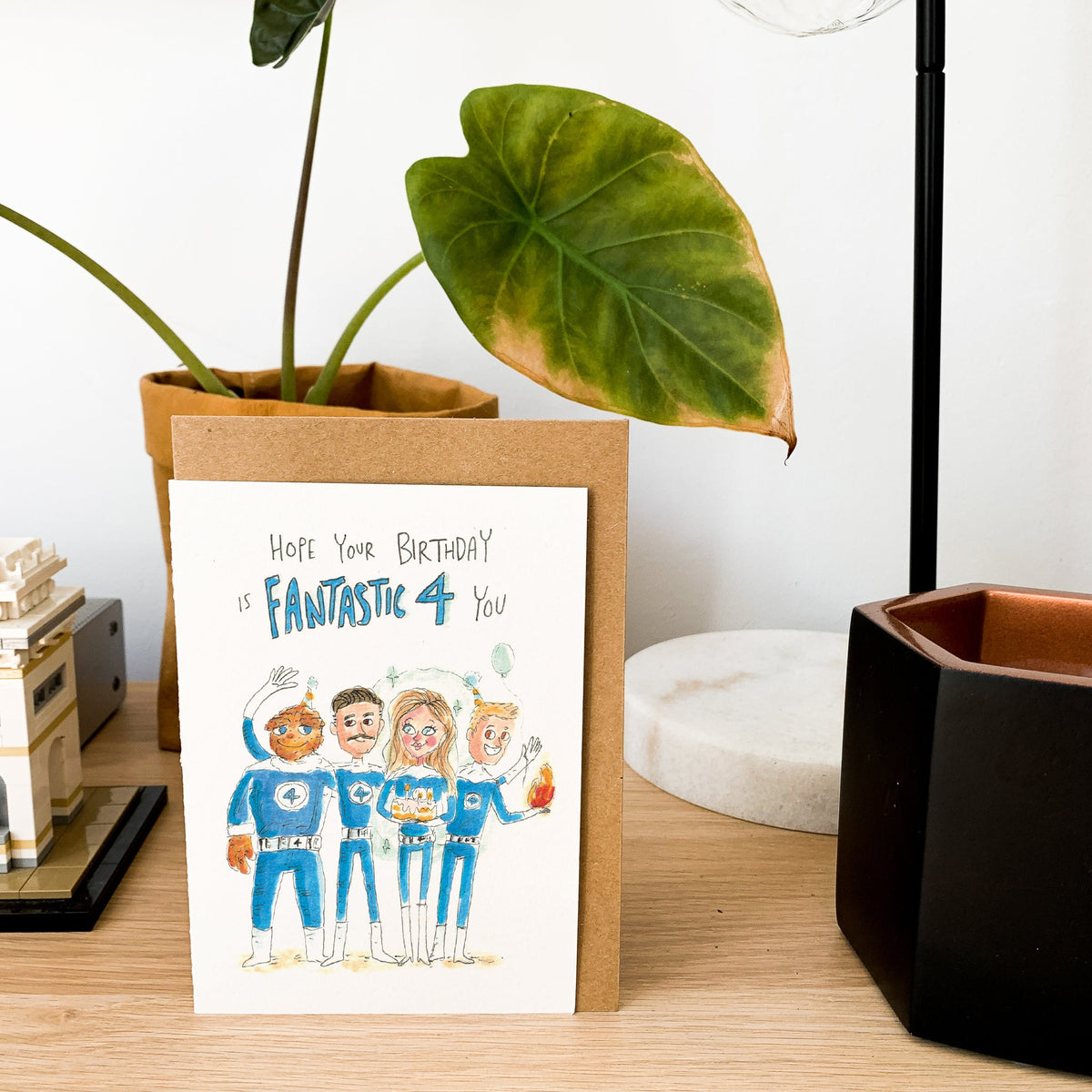 Hope your Birthday is Fantastic Four you |  Fantastic 4 Birthday card