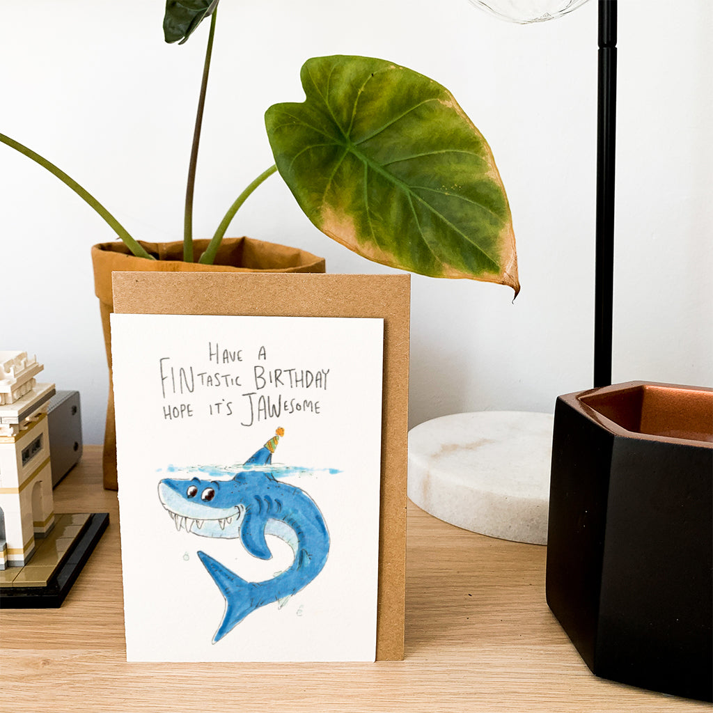 Have a Fintastic Birthday, Hope it's Jawesome