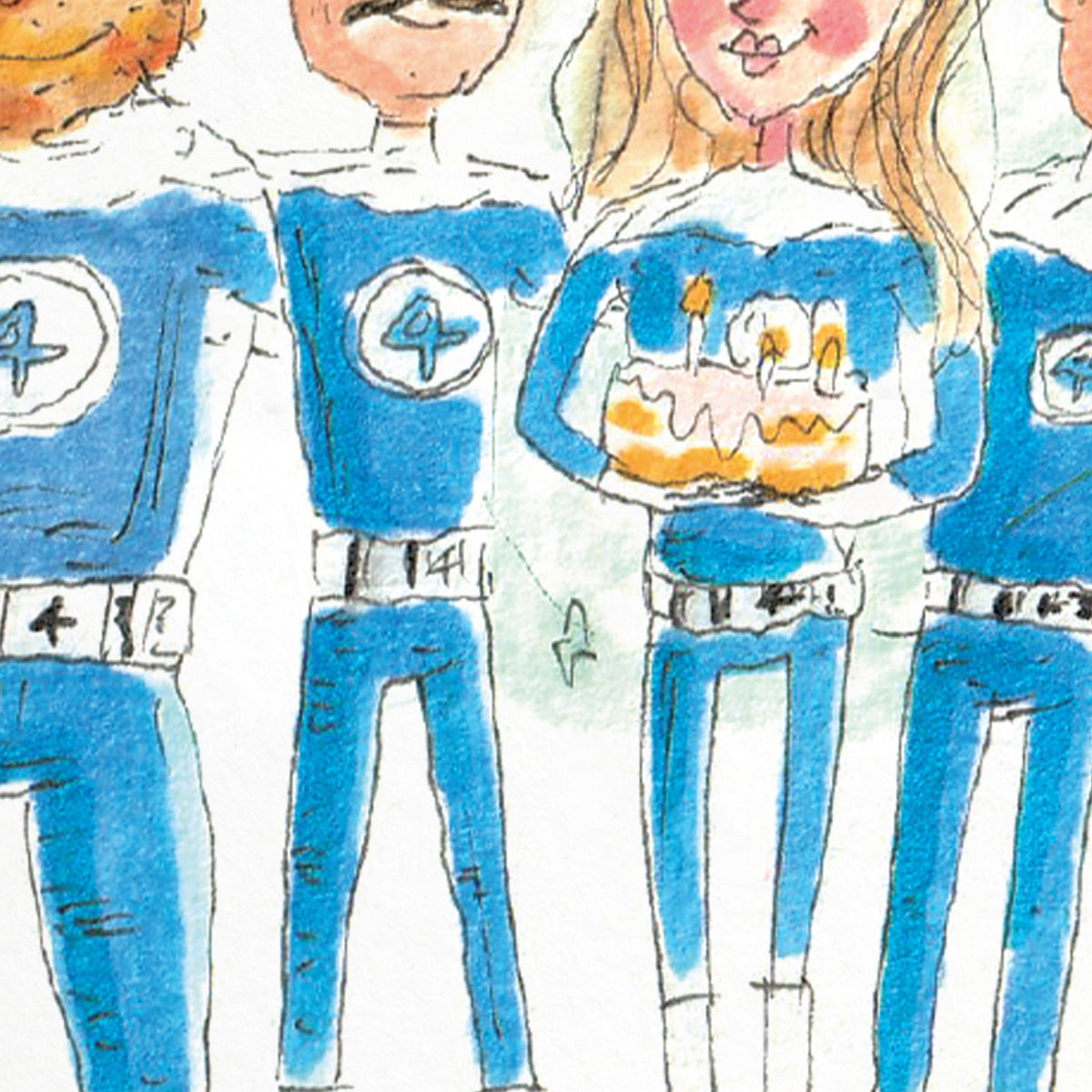 Hope your Birthday is Fantastic Four you |  Fantastic 4 Birthday card