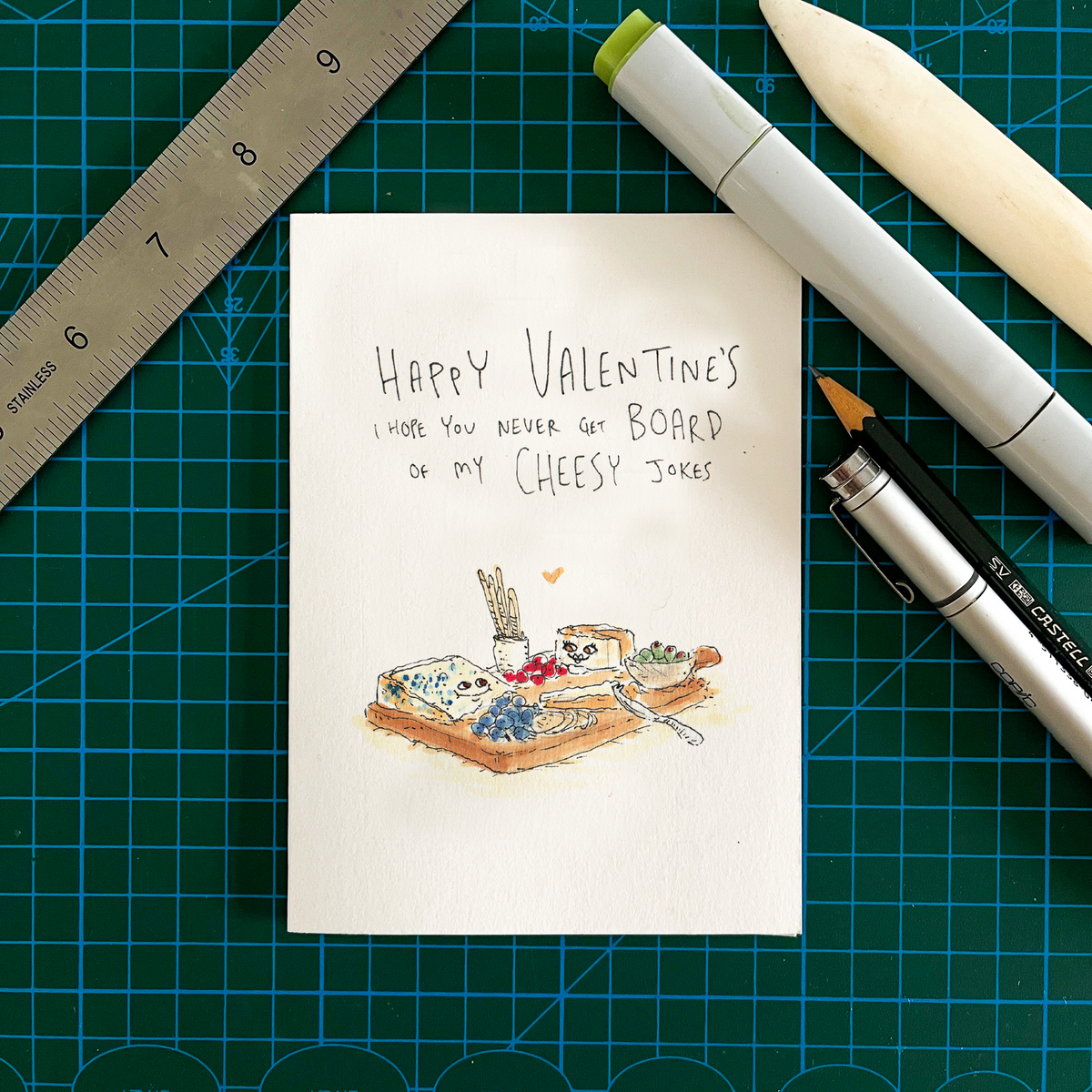 Happy Valentine's I Hope You Never get Board of my Cheesy jokes