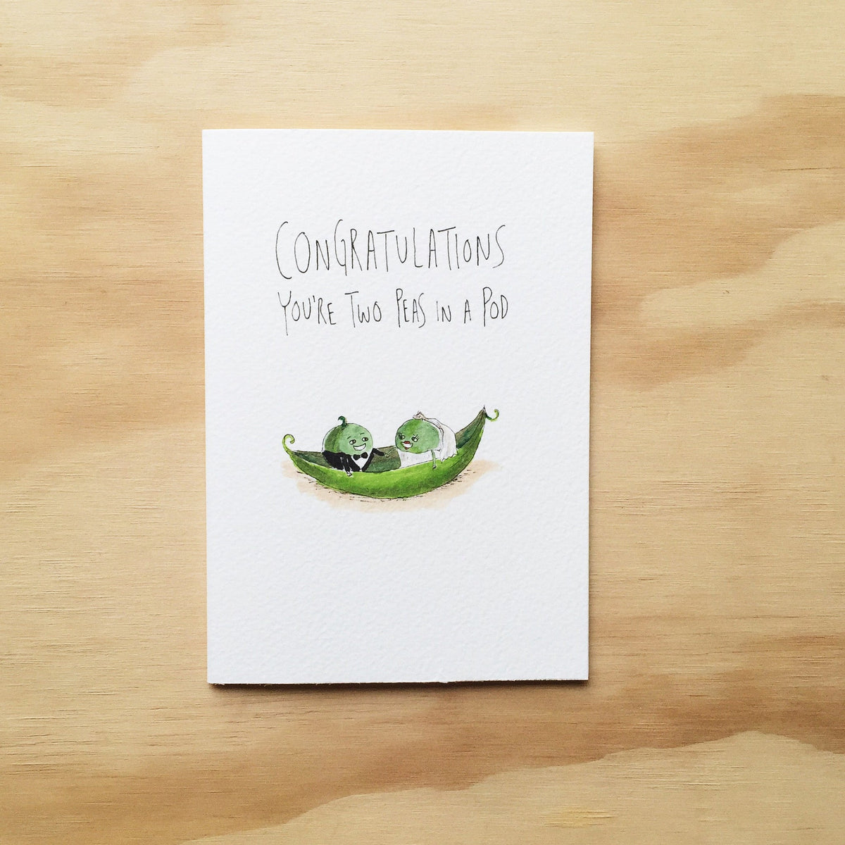 Congratulations You're Two Peas In a Pod