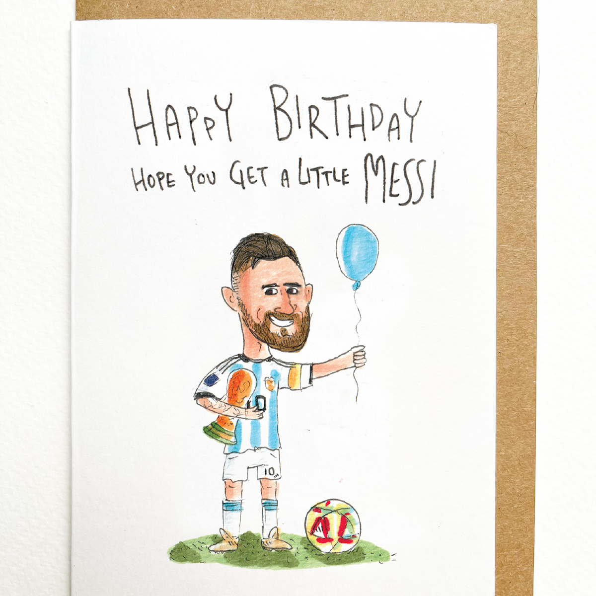 Happy Birthday, hope you get a Little Messi - Football fans