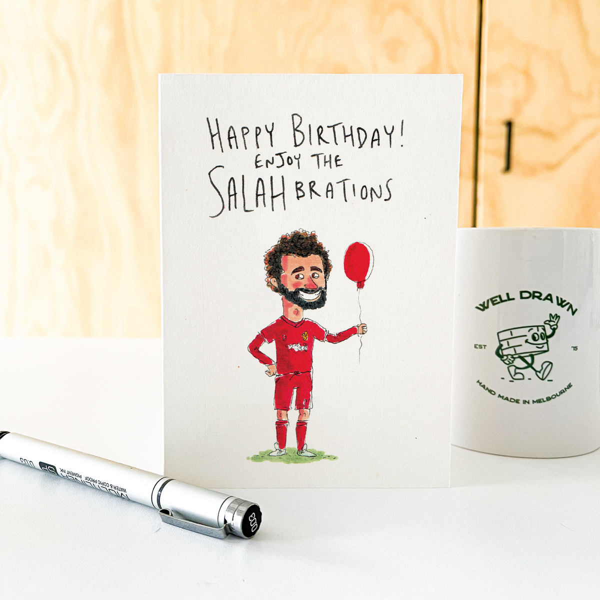 Happy Birthday, Enjoy the Salahbrations - football fans